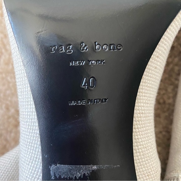 rag & bone | Women's Beha Stretch Booties Ecru Size EU 40 - Picture 9 of 13